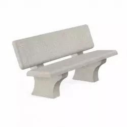 Banc extérieur en béton
