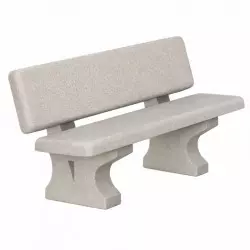 Banc urbain en béton