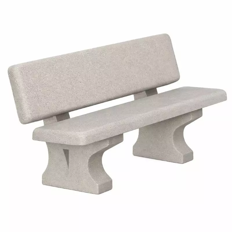 Banc urbain en béton