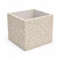 Jardinière en béton carrée