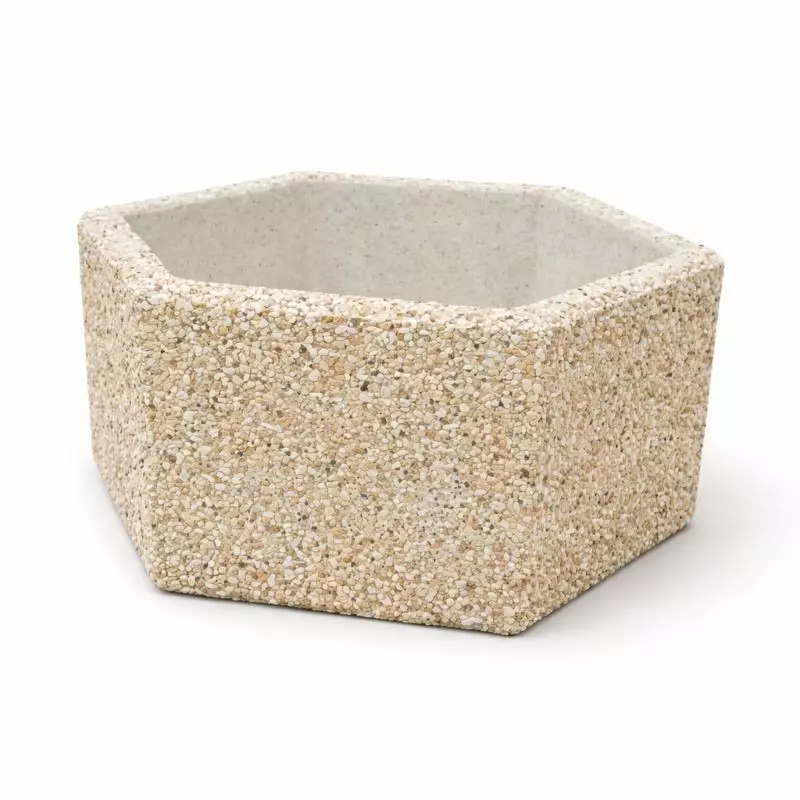 Jardinière urbaine en béton