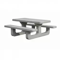 Table de picnic en béton