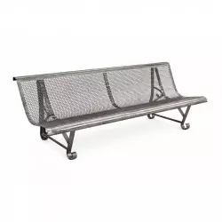 Banc public en acier brut Banc public en acier brut