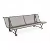 Banc public en acier brut Banc public en acier brut