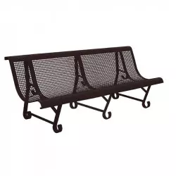 Banc de ville en métal Banc de ville en métal