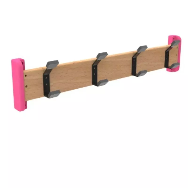 Patères pour manteaux par 4 coloris framboise