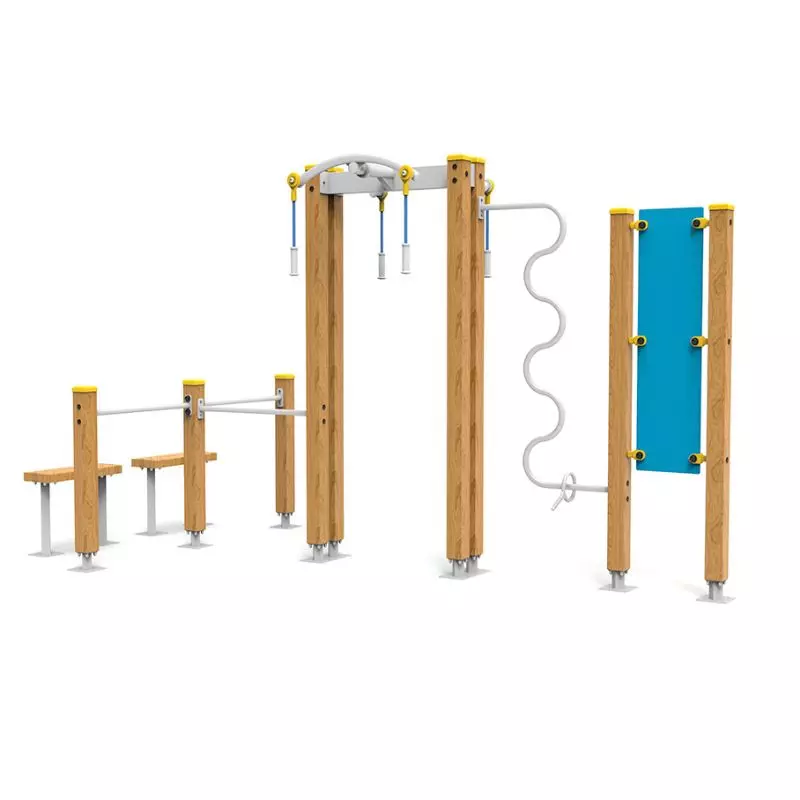 Parcours de santé composé de 3 activités pour séniors