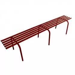 Banquette urbaine métallique