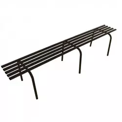 Banquette extérieure pour collectivités