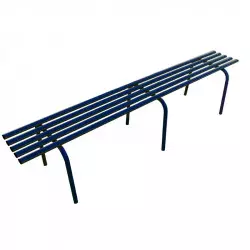 Banquette de ville métallique