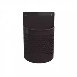 Poubelle extérieure murale en métal