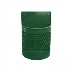 Poubelle de ville métallique