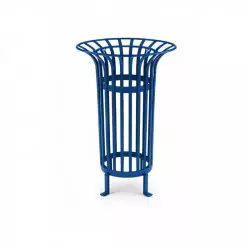 Corbeille de ville métallique Vigipirate