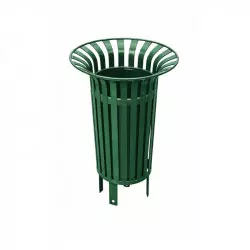 Poubelle parc public