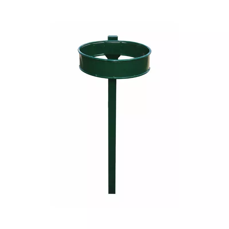 Support pour sac poubelle sur poteau