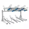Rack à vélos 2 niveaux pour 12 vélos