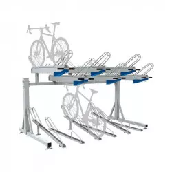 Range cycles en acier 2 X 6 places