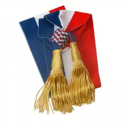 Écharpes Prestige ruban tricolore pour Maire