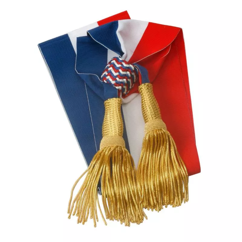 Écharpes Prestige ruban tricolore pour Maire