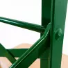 Piètement cornière vert ral 6005 pour table et banc brasserie Bavière