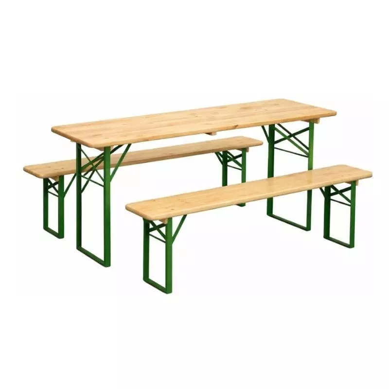 Table et bancs brasserie bavière