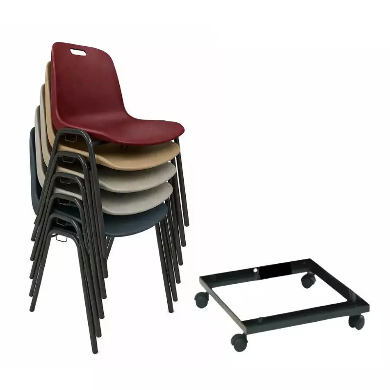 Chaises pour collectivités empilables