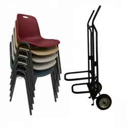 Chaise empilable pour collectivités