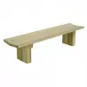 Banc sans dossier en bois pour collectivité