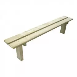 Banquette en bois Turin pour espaces publics