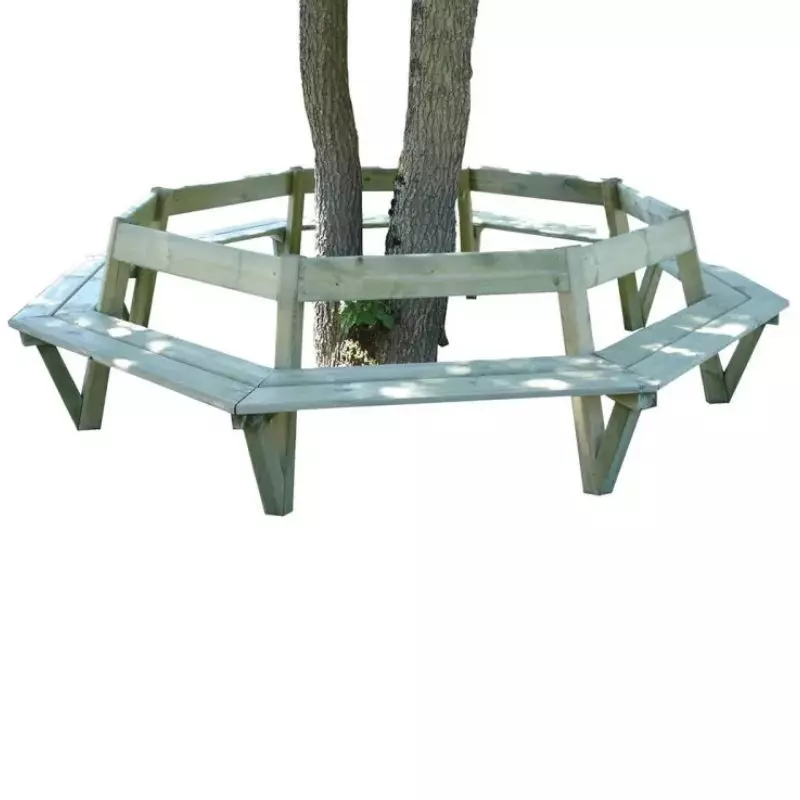 Banc tour d'arbre pour collectivité