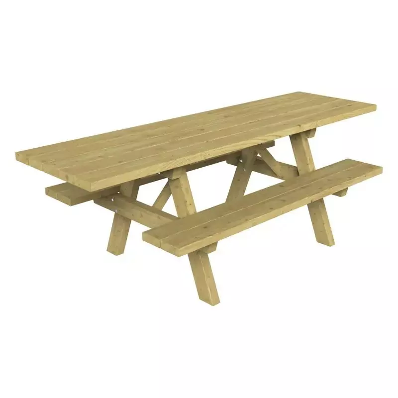 Table en bois pique-nique traité autoclave classe 4