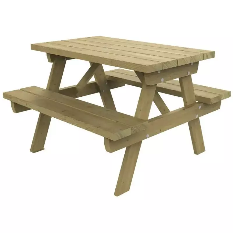 Table de pique-nique en bois pour enfant