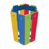Poubelle extérieure en PEHD coloré