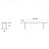 banquette pamplelune dimensions banquette pamplelune dimensions