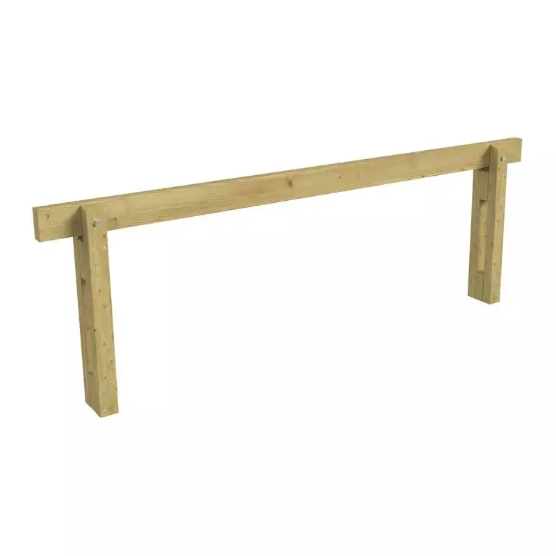 Barrière fixe en bois résineux classe 4