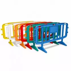 Barrière de police en...