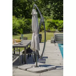 Parasol déporté rond Ombrage