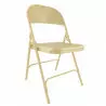 Chaise pliante en metal