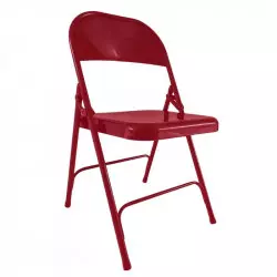 Chaise en métal pliable Chaise en métal pliable