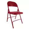 Chaise en métal pliable Chaise en métal pliable