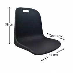 Dimensions de la coque pour chaise
