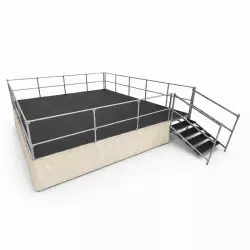 Habillage pour podium