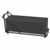 Chariot de stockage pour tables pliantes en polypro