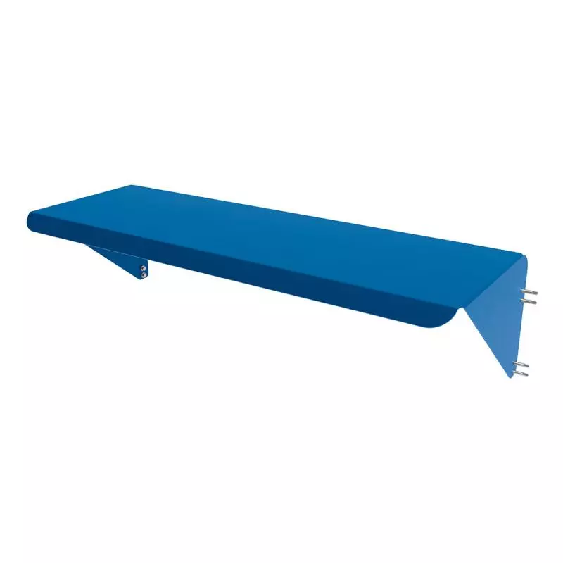 Banquette pour arrêt de bus coloris bleu