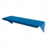 Banquette pour arrêt de bus coloris bleu
