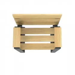 Assise et dossier en bois du siège extérieur Séniors Assise et dossier en bois du siège extérieur Séniors