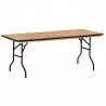 Table en bois rectangle Table en bois rectangle