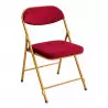 Chaise pliante velours