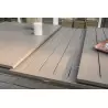rallonge de table en aluminium pour table de jardin