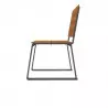 Structure métallique gris anthracite du fauteuil public HPL Structure métallique gris anthracite du fauteuil public HPL